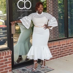 Pure Elegance White Dress